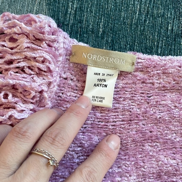 Nordstrom Bubblegum Pink Cozy Soft Fringe Scarf - Picture 7 of 9